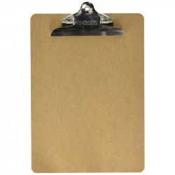 BAZIC Standard Size Hardboard Clipboard