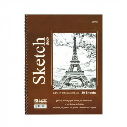 Bazic Spiral Bound Premium Sketch Book