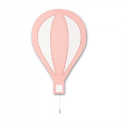 Ballon Lighting  Wood Wall,Pink