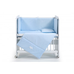 Babywhen Baby Mini Bedding Set Blue