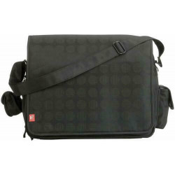 Ryco Stella Messenger Diaper Bag,black Nursery Bag