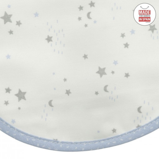 Cambrass Round Bib Sky Blue 16x19x1 Cm