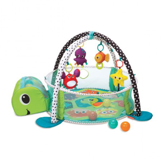 Konig Tortoise 3-In-1 Lightup Play Gym & Ball Pit