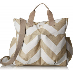 RYCO Sorrento Maternity Bag - Cream & White