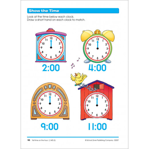 School Zone - Transition Math Grades K-1 Workbook