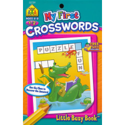 School Zone My First Crosswords Book