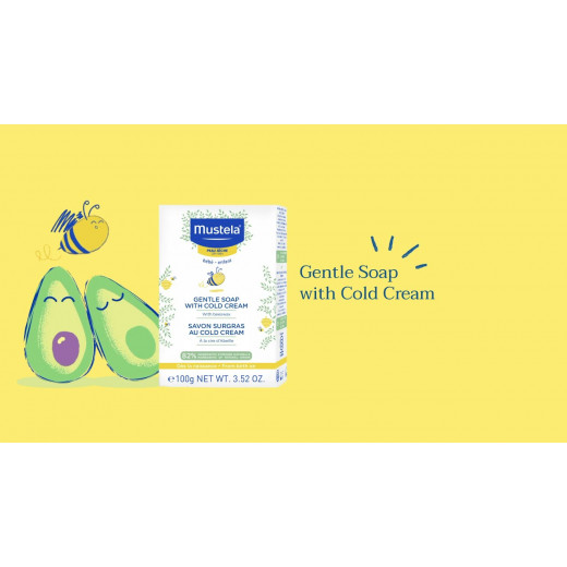 Mustela Gentle Soap with Cold Cream, 100 Gram