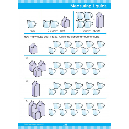 School Zone Book: Get Ready for First Grade Workbook