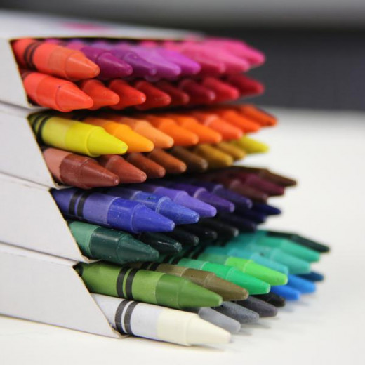 Bazic 24Color Premium Quality Crayons