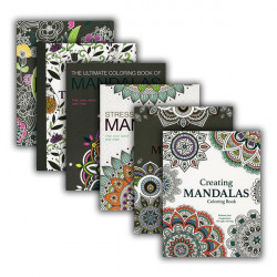 Bazic Mandalas 1 Coloring Book for Adults, Assortment