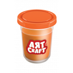 Art Craft Single Dough Pot-Orange 140 Gr