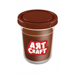 Art Craft Single Dough Pot-Brown 140 Gr