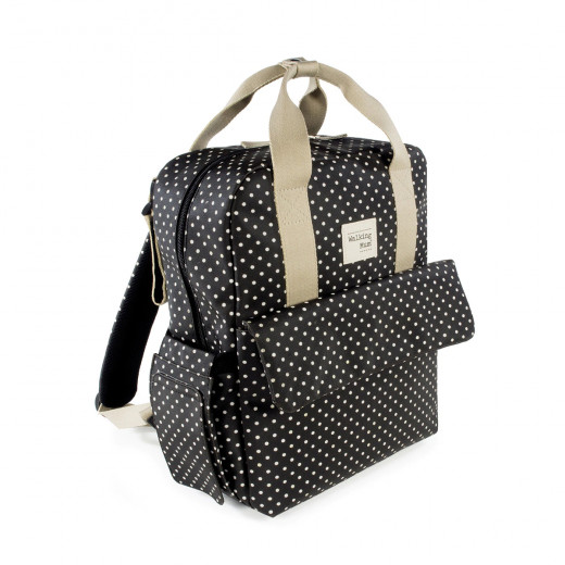 حقيبة ظهره إميلي الأمهات لتنظيم احتياجات الطفل من ماركة واكينغ مام, تحتوي على قطعة بالداخل,الأسود