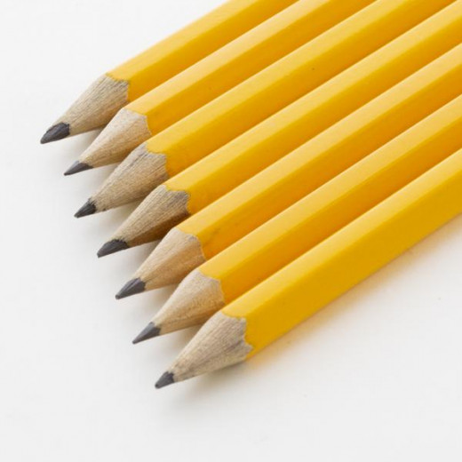 Bazic Pre-Sharpened Premium Yellow Pencil (12/Pack)