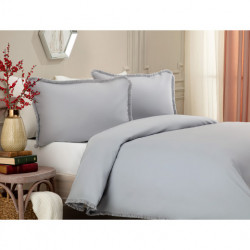 Madame COCO Sona Double Size Duvet Cover Set - Grey