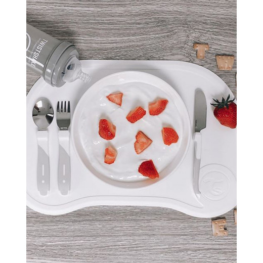 Twistshake Click-Mat Mini + Plate White