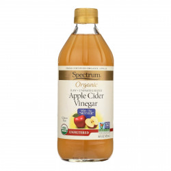 Spectrum Naturals Organic Unfiltered Apple Cider Vinegar, 47 ml