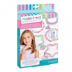 Make It Real Jewellery Making Sets Sparkly Spiral Bracelets