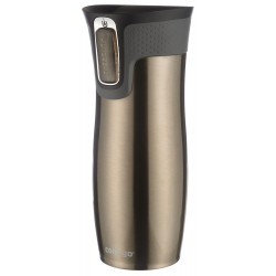 Contigo Autoseal West Loop Vacuum Insulated Stainless Steel Travel Mug 470 ml, Brown