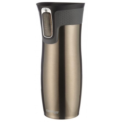 Contigo Autoseal West Loop Vacuum Insulated Stainless Steel Travel Mug 470 ml, Brown