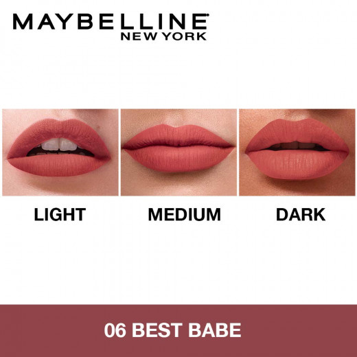 Maybelline New York- Sensational Liquid Matte Lipstick, Number 06