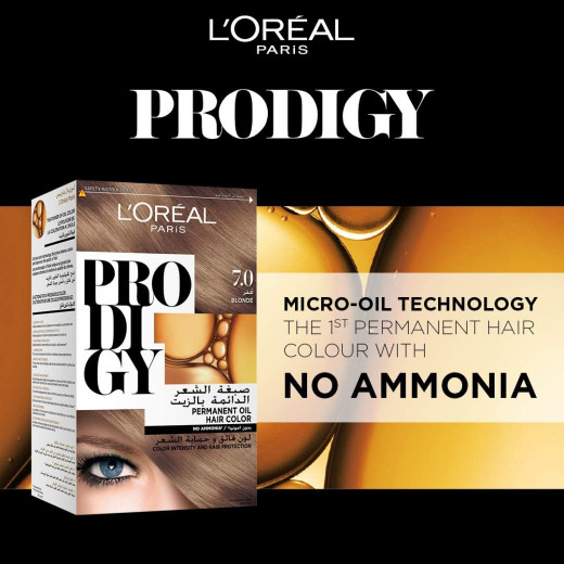 L'Oreal Paris Prodigy Permanent No Ammonia Hair Color 7.0 Blonde 150g