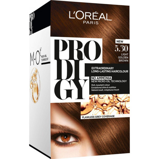 L'Oreal Paris Prodigy 5.3 Light Golden Brown Haircolor