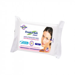 Fresh'n Soft Makeup Remover Wipes, 20 Sheets, All Skin Types