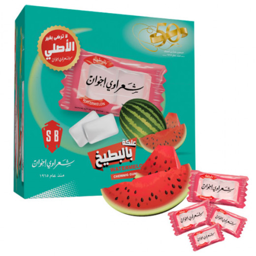 Shaarawi Bros Flavour Watermelon Gum, 2.9Gram Pack of 100