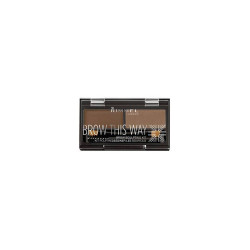 Rimmel London Brow This Way Eyebrow Kit, 002, Medium Brown