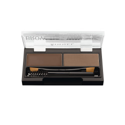 Rimmel London Brow This Way Eyebrow Kit, 003, Dark Brown