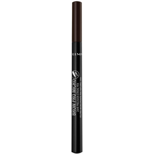 Rimmel London Brow Pro Micro Precision Pen, 004, Dark Brown