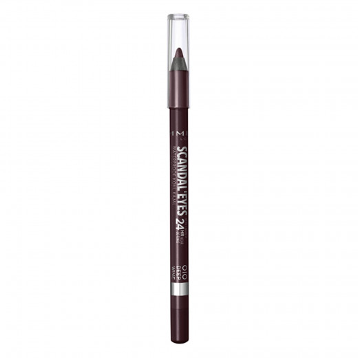 Rimmel London Scandaleyes Waterproof Kohl Kajal Liner, 010 Deep Wine