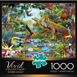 Buffalo Games Leopard Jungle,1000 Piece