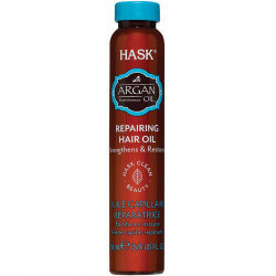 Hask Argan Oil Repairing Shine Hair Oil, 18 ml