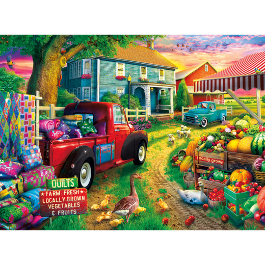 Buffalo Games Country Life- Quilt Farm, 1000 Pieces