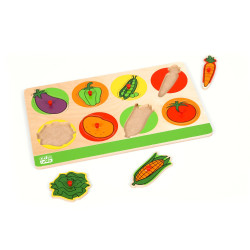 Edu Fun Insert Boards, Vegetables Design