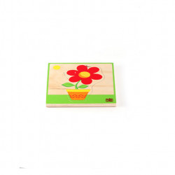 Edu Fun Rose Favorite Things Layered Puzzle