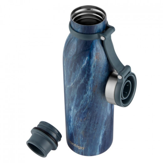 Contigo Autoseal Matterhorne Couture Vacuum Insulated Stainless Steel Bottle 590 Ml, Blue Slate