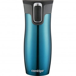 Contigo Autoseal West Loop Vacuum Insulated Stainless Steel Travel Mug 470 Ml, Biscay Bay