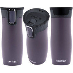 Contigo Autoseal West Loop Vacuum Insulated Stainless Steel Travel Mug 470 Ml, Dark Plum