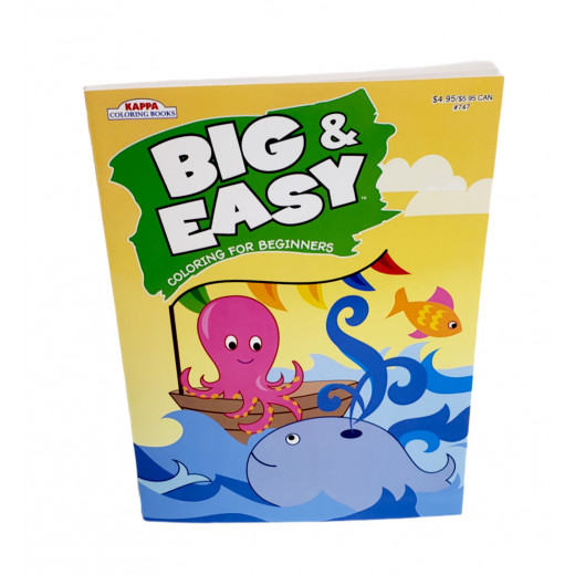 Kappa Big & Easy Coloring For Beginners Book