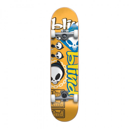 Blind Tantrum First Push Complete Skateboard, Orange , Size 8.0 Inches