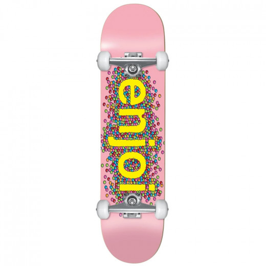 Enjoi Skateboard Candy Coated Complete, Pink, Size 8.25 Inches