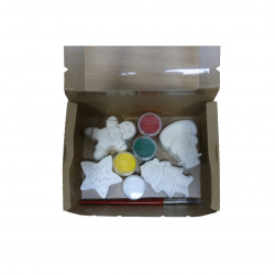 Little Hands gypsum Coloring Kit, Winter