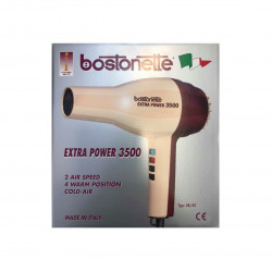 Bostonette Pro Black 3500 Turbo Italian Hair Dryer