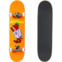 Almost Peace Out First Push Complete Skateboard, Orange, Size  7.875