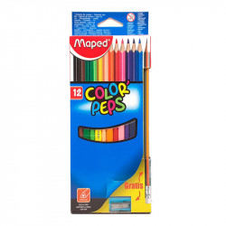 Color Peps Pencils 12+1Pencils +Sharpener