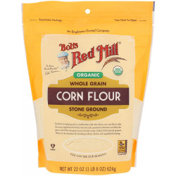 Bobs Red Mill Organic Corn Flour, 624gram