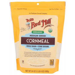 Bob's Red Mill Medium Grind Cornmeal Organic, 680gram